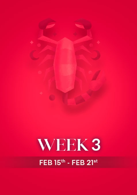 Scorpio | Week 3 |  Feb 15th - Feb 21st